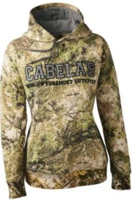 NWT Women's Cabela's Zonz Western ColorPhase 4Most Adapt Camo Hoodie Sweatshirt - Image 1 of 4