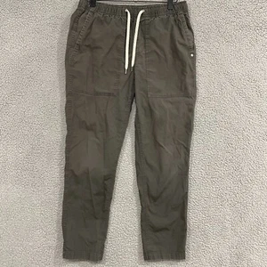 Vuori Vintage Green Ripstop Pant Dura Terra Straight Leg Drawstring V461 Sz M - Picture 1 of 11