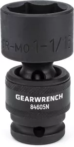 GEARWRENCH 84605N 1/2" Drive 6 Point Standard Universal Impact SAE Socket 1-1/16 - Picture 1 of 4
