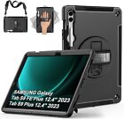 Case for Samsung Galaxy Tab S9 FE Plus/S9 Plus: Miesherk Military Protective