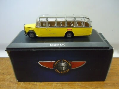 ATLAS EDITIONS CLASSIC COACH COLLECTION SAURER L4C NEW & BOXED L8 - Image 1 of 4