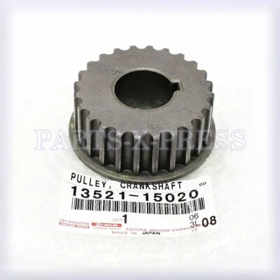 OEM GENUINE TOYOTA COROLLA 1993-1996 ENGINE CRANKSHAFT TIMING PULLEY 13521-15020 - Image 1 of 4