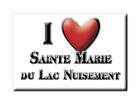 Sainte Marie Du Lac Nuisement, Marne, Grand Est - Magnet France Aimant