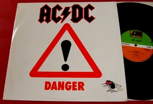 AC/DC "DANGER" 1985, U.K. Atlantic A9532(T) 12" Single. Outstanding NM/NM- - Picture 1 of 5