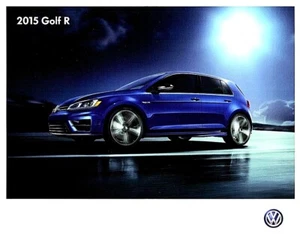 2015 VOLKSWAGEN VW GOLF R—U.S. SALES BROCHURE—2.0L TSI—NEW NOS - Picture 1 of 1