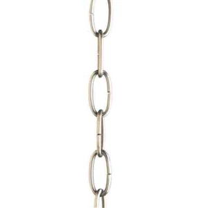 Progress Lighting Polished Nickel 9-Gauge Accessory Chain - Picture 1 of 8