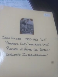 JOHN ATYEO PORTSMOUTH FOOTBALL PLAYER - Picture 1 of 1