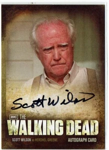 The Walking Dead TWD Season 2 Auto Autograph A10 Scott Wilson as Hershel Greene - Picture 1 of 1