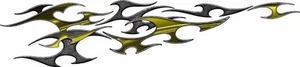 Stone tribal vinyl graphic decal motorcycle go kart race car decal - Picture 1 of 7