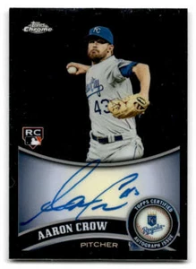 2011 Topps Chrome Rookie AUTO #220 Aaron Crow (ref 205400) - Picture 1 of 2