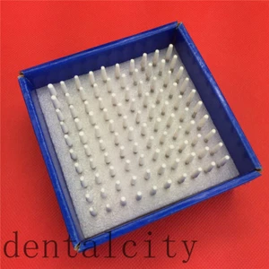 100pcs sharp Gravel Ceramic Mounted Point Burs Polisher 2.35mm Dental Materials - Picture 1 of 9