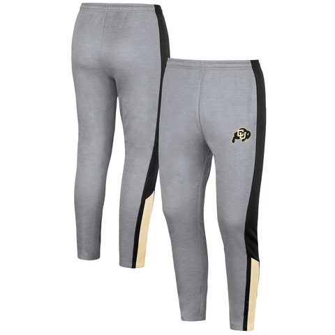 Men's Colosseum Gray Colorado Buffaloes Up Top Pants Cover