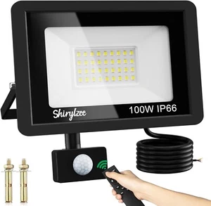 Best Outdoor Waterproof Garden Motions Sensor Floodlight PIR Motion Security 50W - Picture 1 of 15