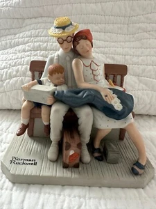 Vintage Norman Rockwell "Home From Vacation" Danbury Mint Porcelain Figurines - Imagen 1 de 8