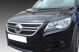 HEADLIGHT EYEBROWS FOR VOLKSWAGEN TIGUAN MK1 (2007-2017) ABS PLASTIC - Picture 1 of 1
