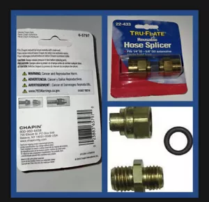Tru-Flate® 22-433 1/4" ID 5/8" OD Hose Splicer -New Automotive single braid hose - Picture 1 of 7