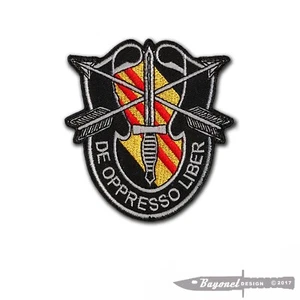 5th SFG (A) Embroidered Patch w/ Hook and Loop Backing - 3" X 3 1/4" nonmerrow - Picture 1 of 1
