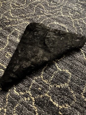 Mantilla Chapel Veil 18x35" For Catholic Mass Black Lace Floral Head Covering - Image 1 of 3