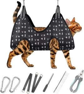 Pet Dog Cat Grooming Hammock Harness for Nail Trimming (XS 12Lb), Dog Sling for - Picture 1 of 1