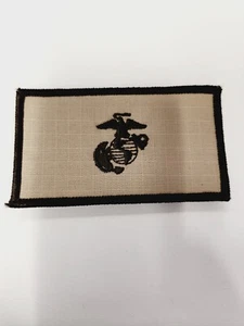 Parche en blanco USMC Kill con bronceado del desierto EGA. Respaldo de gancho - Imagen 1 de 2