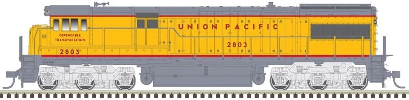 Atlas # 10003699 U28C/CG Gold Union Pacific # 2806 Yellow/Red/Gray  HO - Image 1 of 1