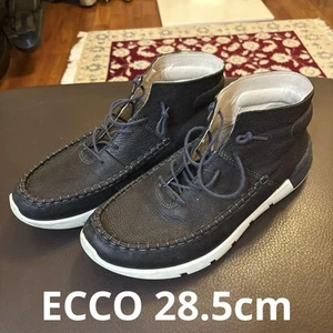 Ecco Men's Leather Moccasin Shoes 28.5cm EU45 Black Pre-owned - Imagen 1 de 5