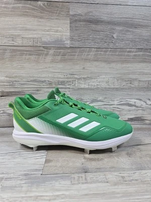 Tênis de beisebol Adidas Icon 7 chuteiras masculino 15 verde branco metal S238859 novo - Imagem 1 de 4