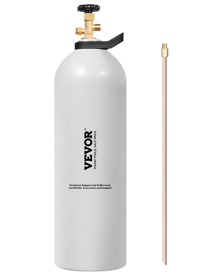 VEVOR Co2 Tank 20 lbs Aluminum Alloy Cylinder CO2 Air Tank