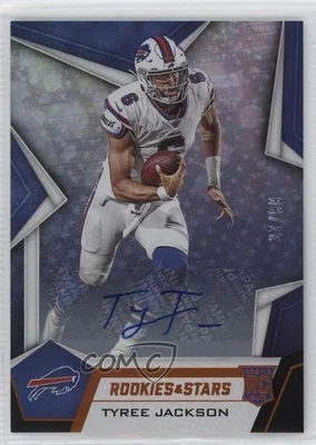 2019 Rookies & Stars Longevity Signatures Orange /99 Tyree Jackson #177 Auto RC - Image 1 of 2