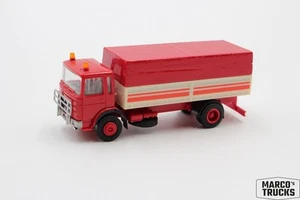 Herpa MAN F8 flatbed/tarp 2-axle custom build 1:87 /H23612 - Picture 1 of 1