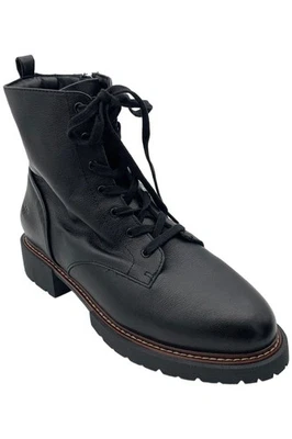 Kit de bota de combate negra para mujer Hush Puppies de pantorrilla ancha Foto 1 de 3