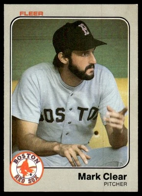 1983 Fleer Mark Clear Boston Red Sox #181 - Image 1 of 2