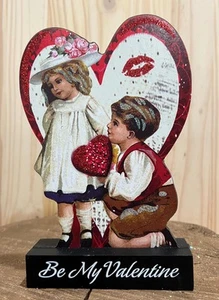 Be My Valentine Vintage Decoración de Madera Decoración del Hogar Regalo de Guarda - Imagen 1 de 4