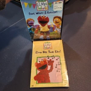 Elmos World Food Water & Exercise Elmo Has Two Ears Dvd New Sealed HTF - Bild 1 von 10