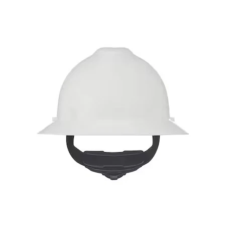 Sombrero duro de ala completa ranurado con jardín en V Msa Safety 475369, suspensión Fas-Trac Iii, Foto 1 de 4