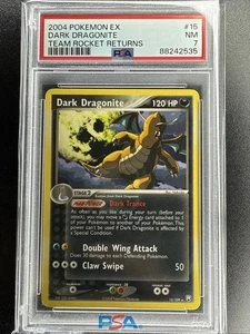 Dark Dragonite 15/109 Team Rocket Returns Regular PSA 7 - Bild 1 von 2