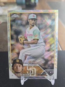 2023 Topps Chrome Blue Wave Refractor /75 Yu Darvish #26 - Foto 1 di 3