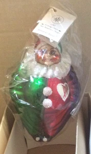 Christopher Radko A Caring Clown Christmas Ornament AIDS Awareness Ornament - Picture 1 of 6