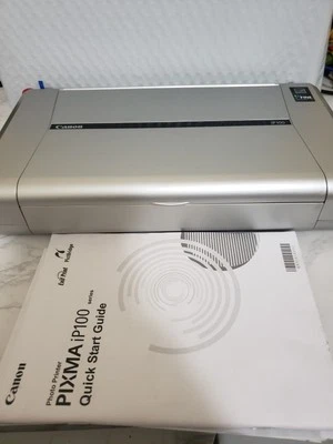 Canon PIXMA IP100 Mobile Inkjet Printer *Untested - No Cable Read Description  - Image 1 of 4
