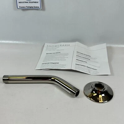 Brazo de ducha Signature Hardware SHSK85PN níquel pulido NUEVO Foto 1 de 4