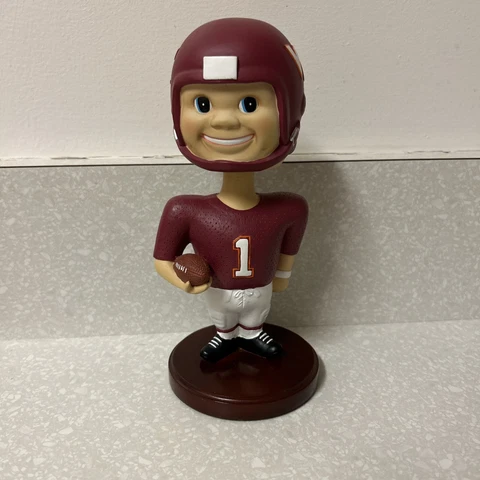 Vintage 2001 Virginia Tech 7" Hokies Football Bobbin Head Bobblehead Colligate Cover
