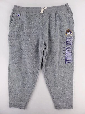 Pantalones deportivos East Carolina Pirates para hombre 3XL gris campeón jogger fútbol americano universitario Foto 1 de 4