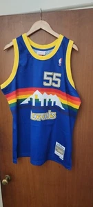 Dikembe Mutombo Denver Nuggets 1991-92 Mitchell & Ness Jersey Men's Size XL - Picture 1 of 5