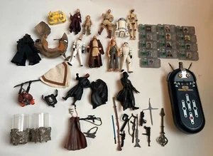 Hasbro Star Wars Episode 1 Comm Tech Lot Tested & working Incomplete figures - Picture 1 of 12