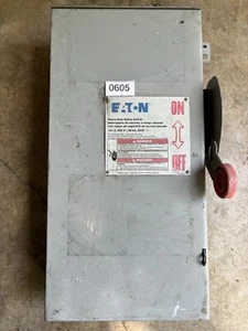 Eaton DH363FRK Heavy Duty Safety Switch 100 Amp 600 Vac 3 Pole - Picture 1 of 10