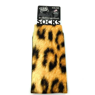 Calcetines tubo estampado piel de guepardo hábitat salvaje sublimación talla única para la mayoría de los adultos Foto 1 de 2