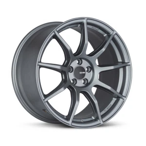 (1) 18x9.5 Enkei TS9 5x100 +45 Platinum Gray Wheel - Picture 1 of 2
