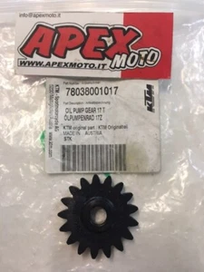 KTM OIL PUMP GEAR 17 T COD.78038001017 INGRANAGGIO POMPA OLIO - Imagen 1 de 2