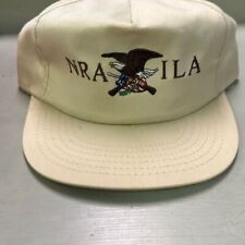 Vintage '90s Men's NRA ILA Strap Back with Buckle Cap Tan One Size Fits All