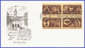 USA4 #1456-59 U/A ARTMASTER FDC BL4  Colonial Craftsmen - Picture 1 of 1